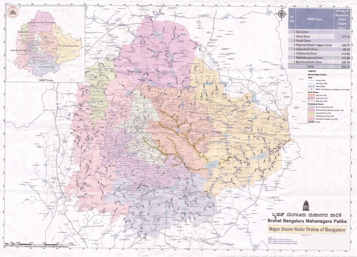 mappa di BBMP rajakaluve