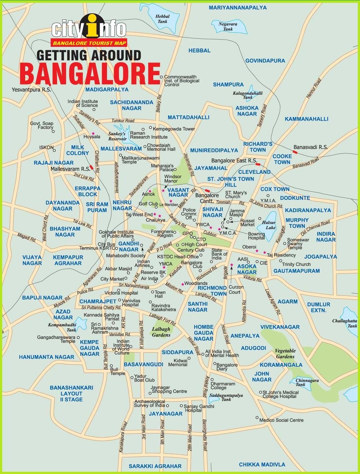 mappa di Bengaluru