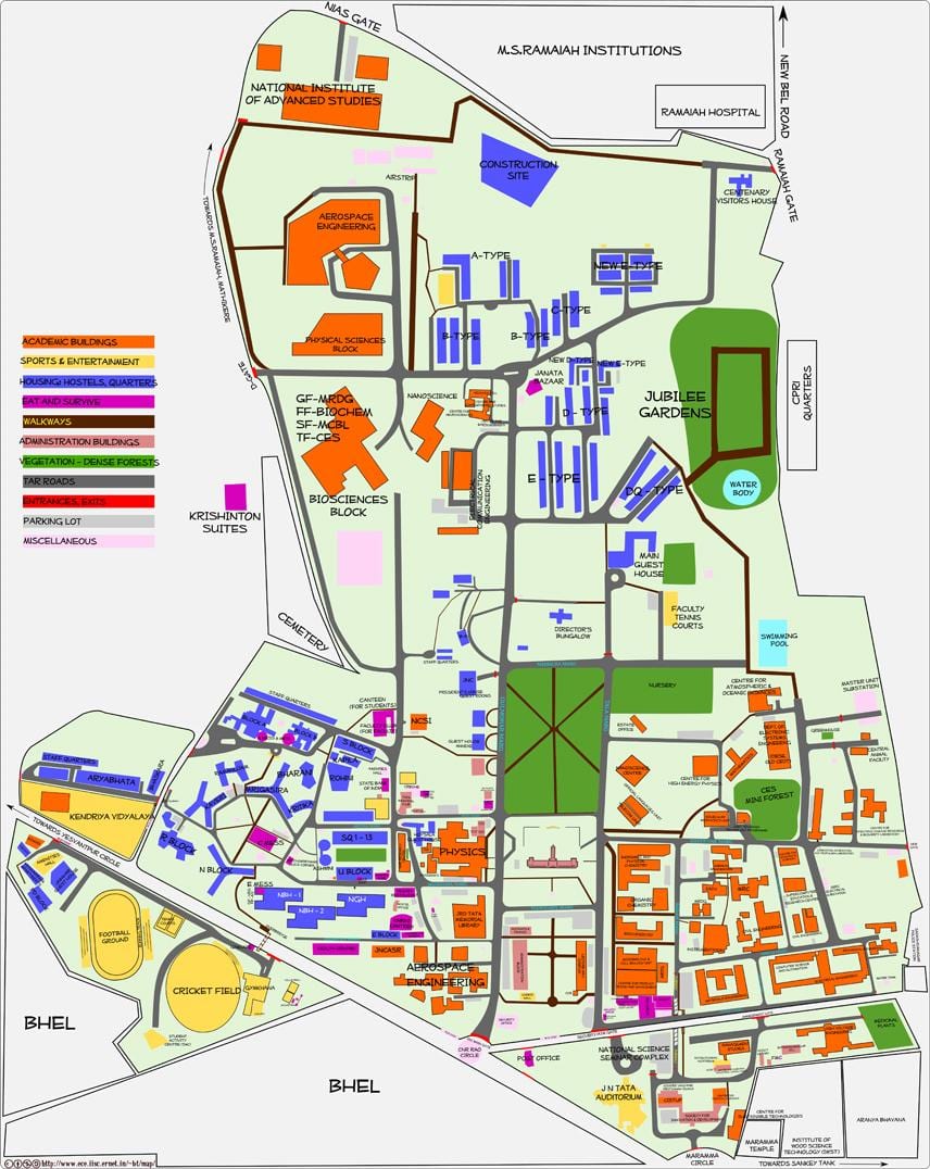 la mappa ci si Bangalore