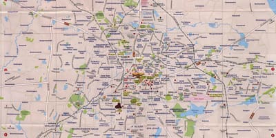 Bangalore attrazioni turistiche mappa
