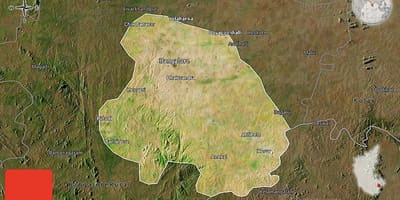 Mappa satellitare di Bangalore
