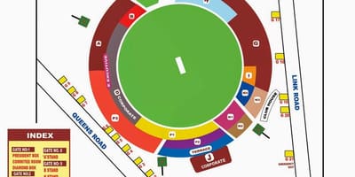 Bangalore chinnaswamy stadium mappa