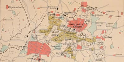Bangalore mappa