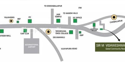 Vishweshwaraya layout mappa